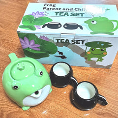 Porcelain Frog with Tadpole Cups Tea Set™