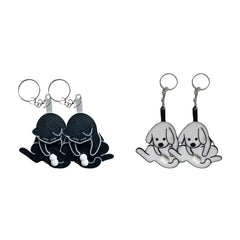 Rotating Cat Playful Keychain