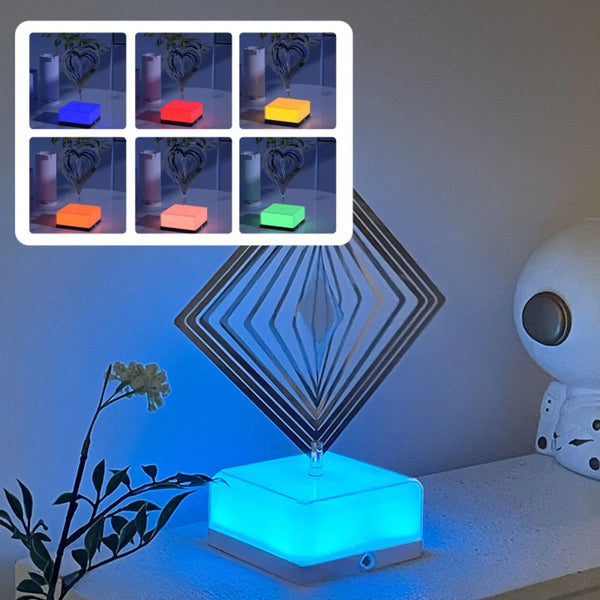 Three-dimensional Rotating Atmosphere Lamp