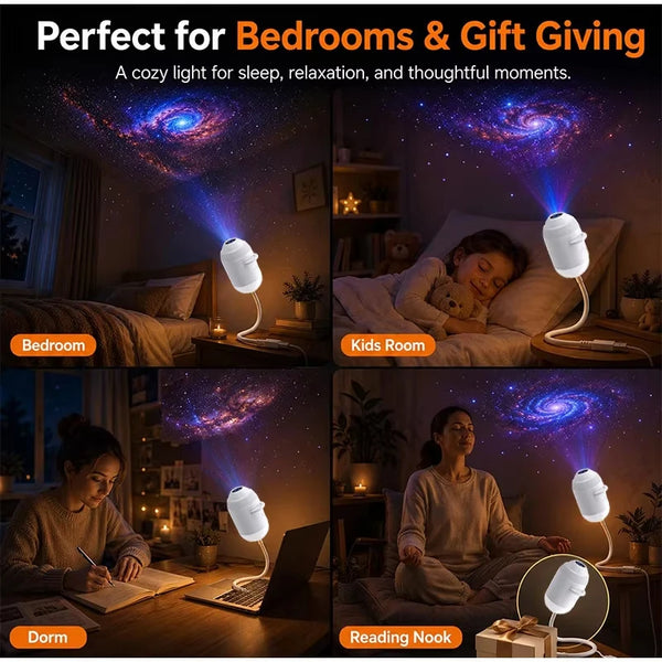 360° USB Starry Sky Projector Night Light