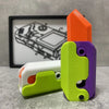 3D Printed Plastic Fidget Carrot Knife