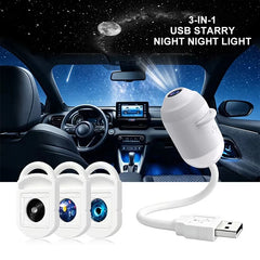 360° USB Starry Sky Projector Night Light