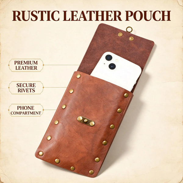 Medieval Renaissance PU Leather Belt Pouch