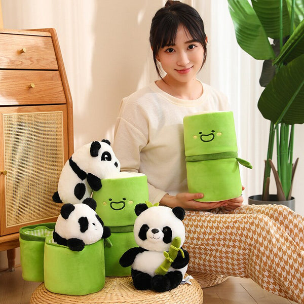 Panda In Bamboo Plush (Summer Sale)