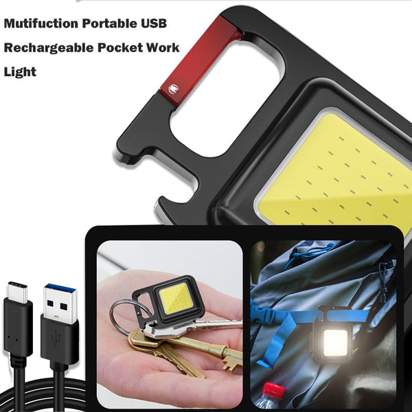 Waterproof Portable Keychain Flashlight