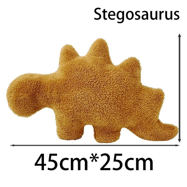 Dino Chicken Nugget Pillow