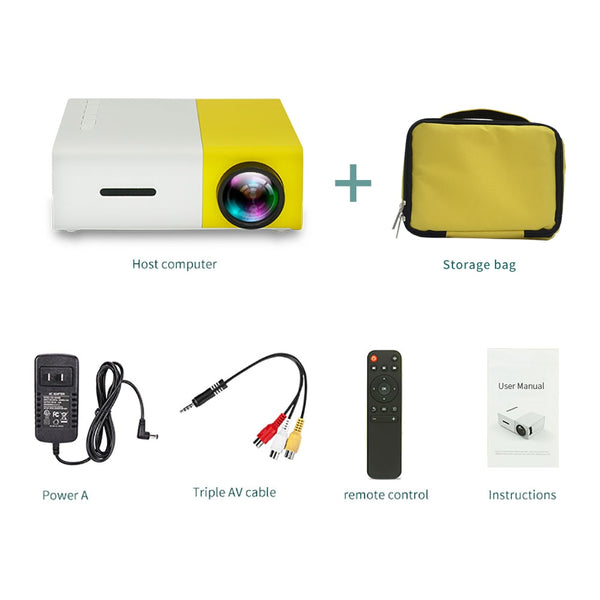 Pro LED Mini Portable Projector