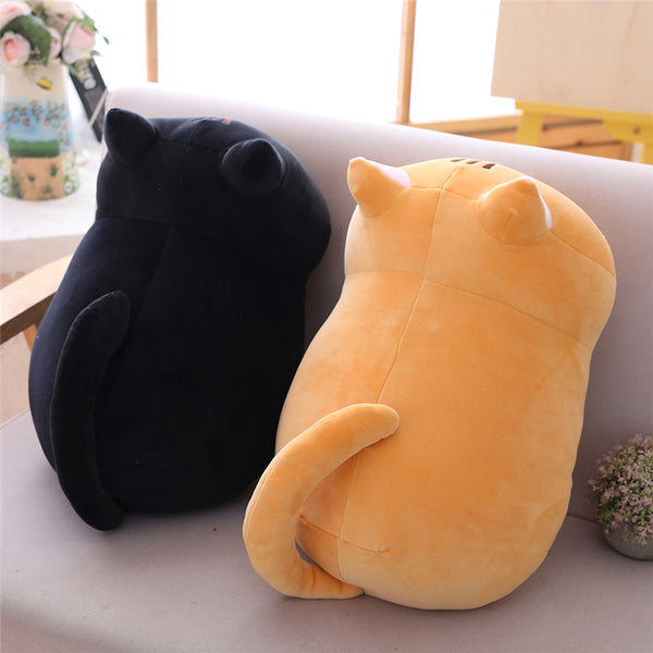25/100cm Cute Soft Cat Plush Pillow