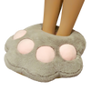 Plush Cat Paw Slippers