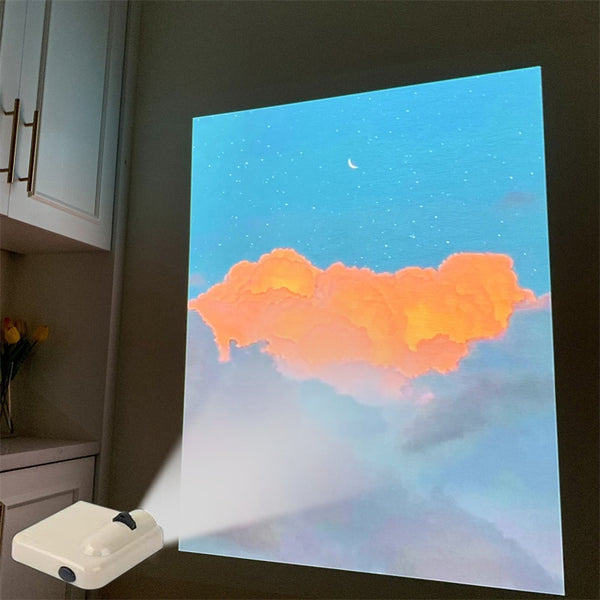 Planet Background Projection Lamp
