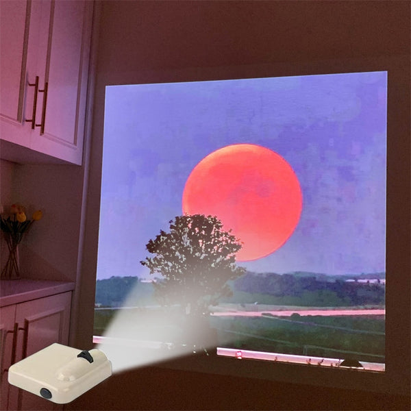 Planet Background Projection Lamp