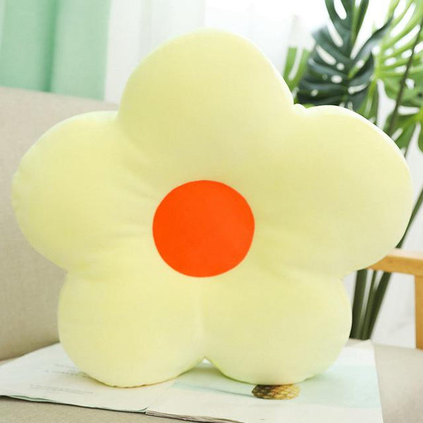 Colorful Flower Plush Pillow