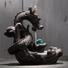 Dragon Backflow Incense Burner With Crystal Ball