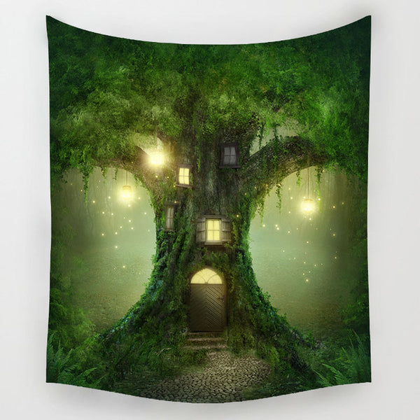 Dream Treehouse Tapestry